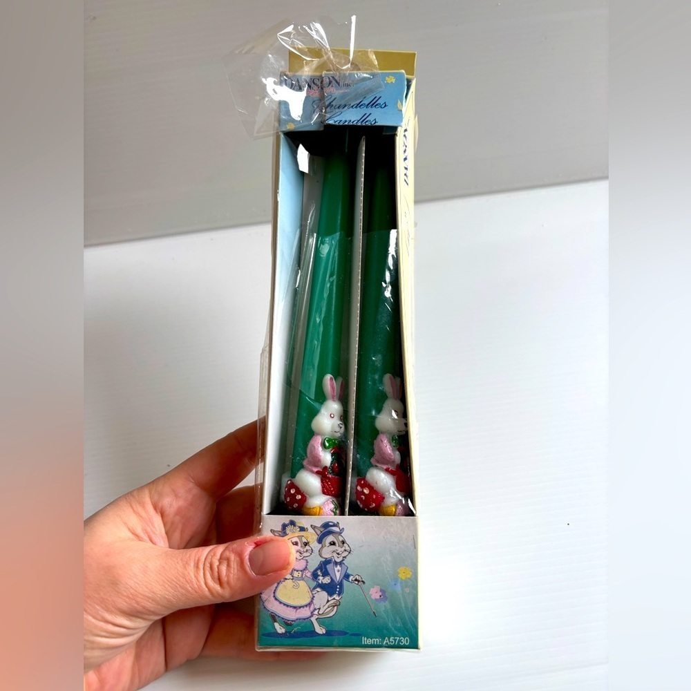 Vintage Retro Easter Candles Boxed Set
